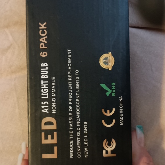 NIB Hangsang A15 led ceiling fan light bulbs 5000k,6W E12 base - Picture 13 of 13